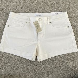 Loft white jean shorts, 8P